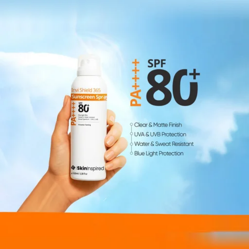 SkinInspired Invi Shield 365 Sunscreen Spray SPF 80
