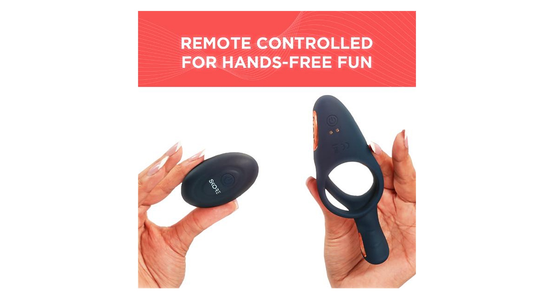 Skore Tremor Rechargeable Dual Motor Vibrating Ring