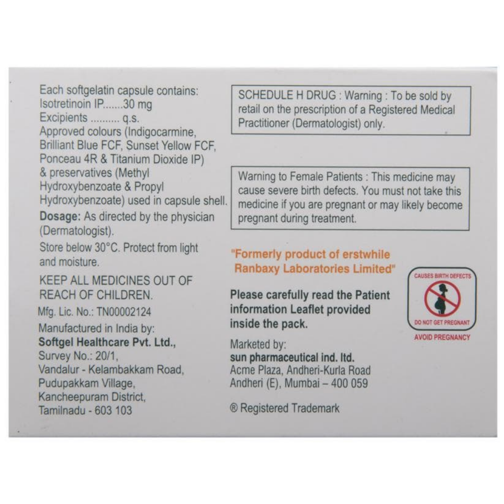 Sotret 30mg Capsules