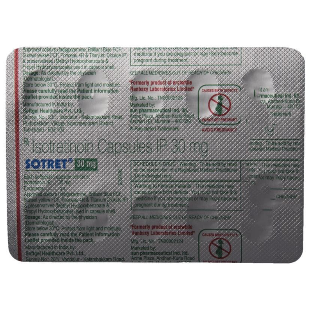 Sotret 30mg Capsules