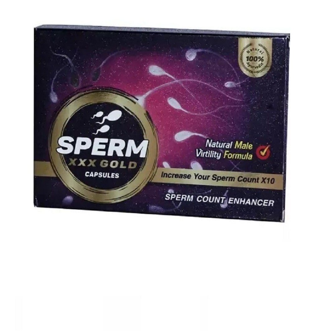 Sperm XXX Gold Capsules front of pack