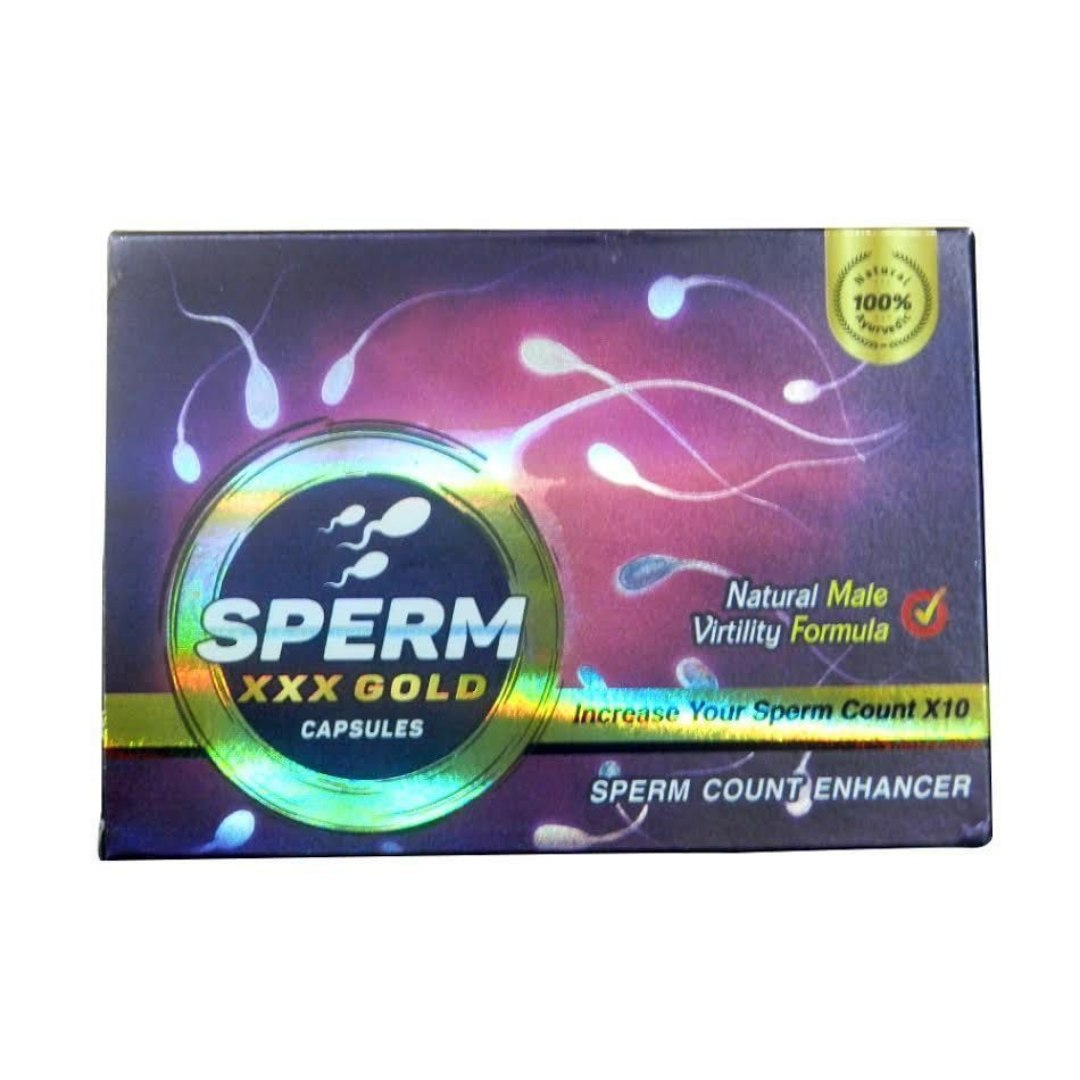 Sperm XXX Gold Capsules pack front view