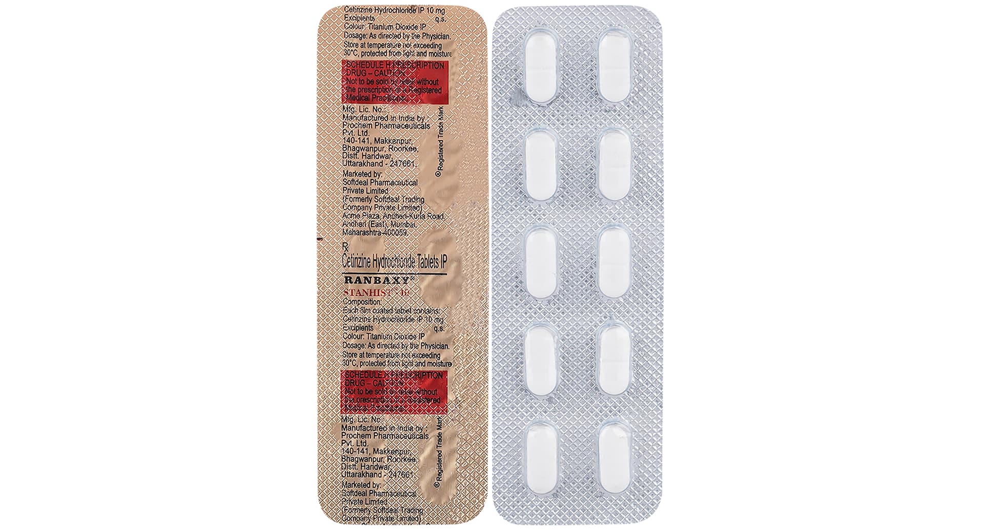 Stanhist 10 Tablet