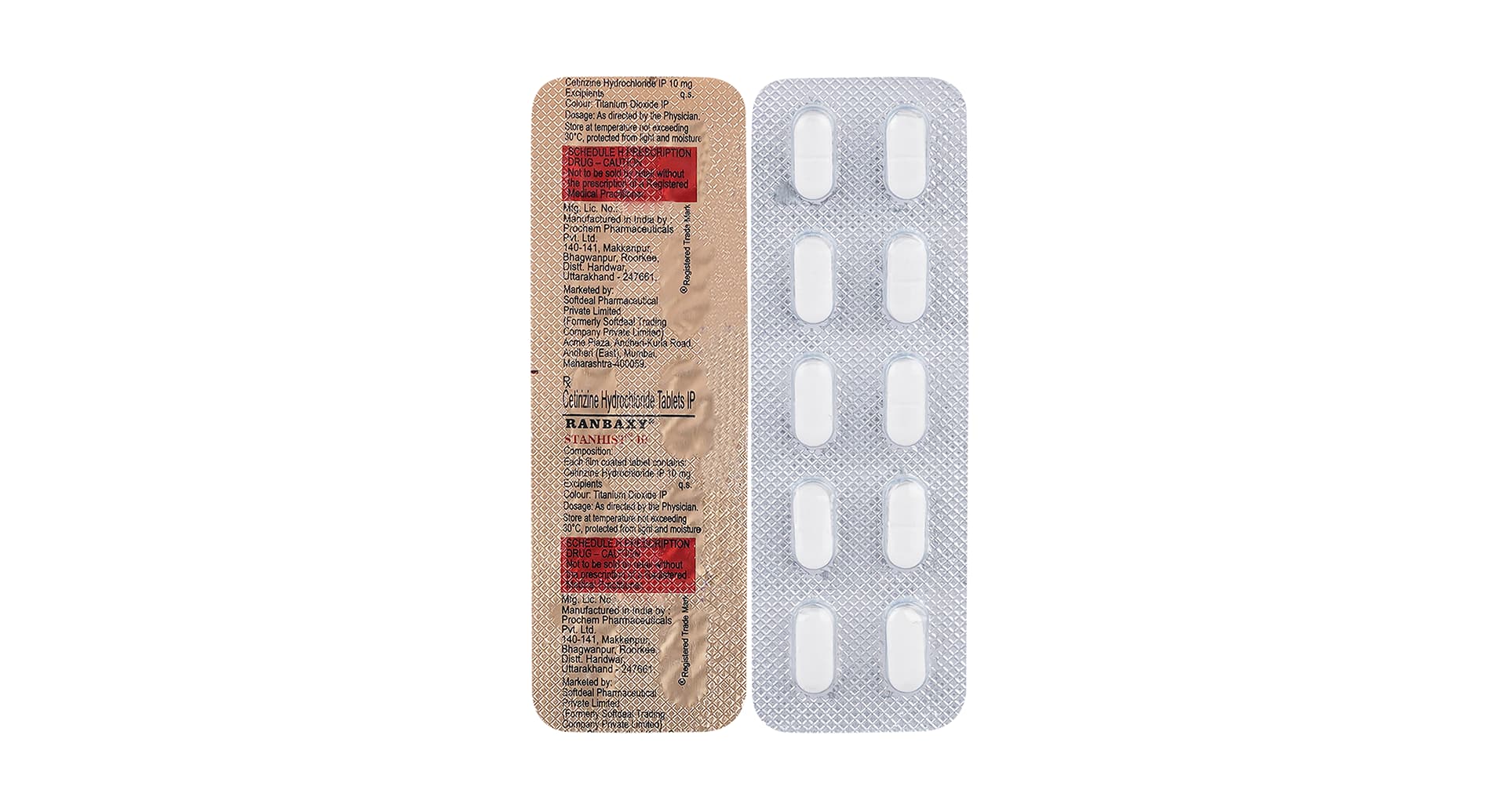 Stanhist 10 Tablet
