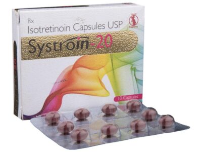 Systroin 20mg Capsule pack side view