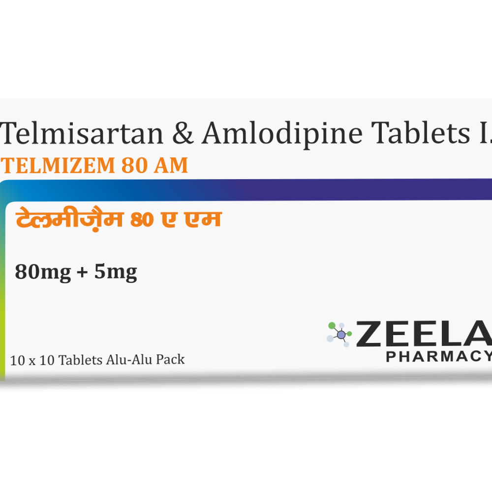 Telmizem 80 AM Tablet