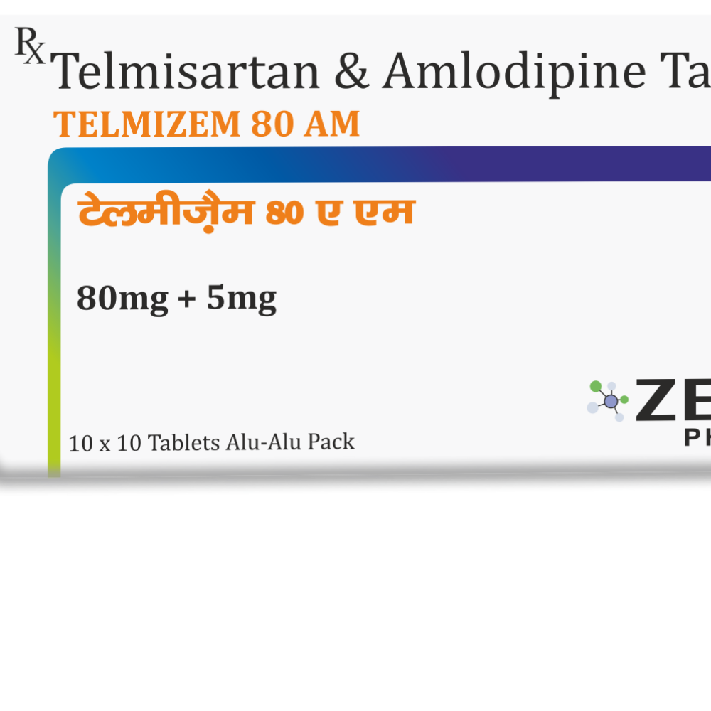 Telmizem 80 AM Tablet