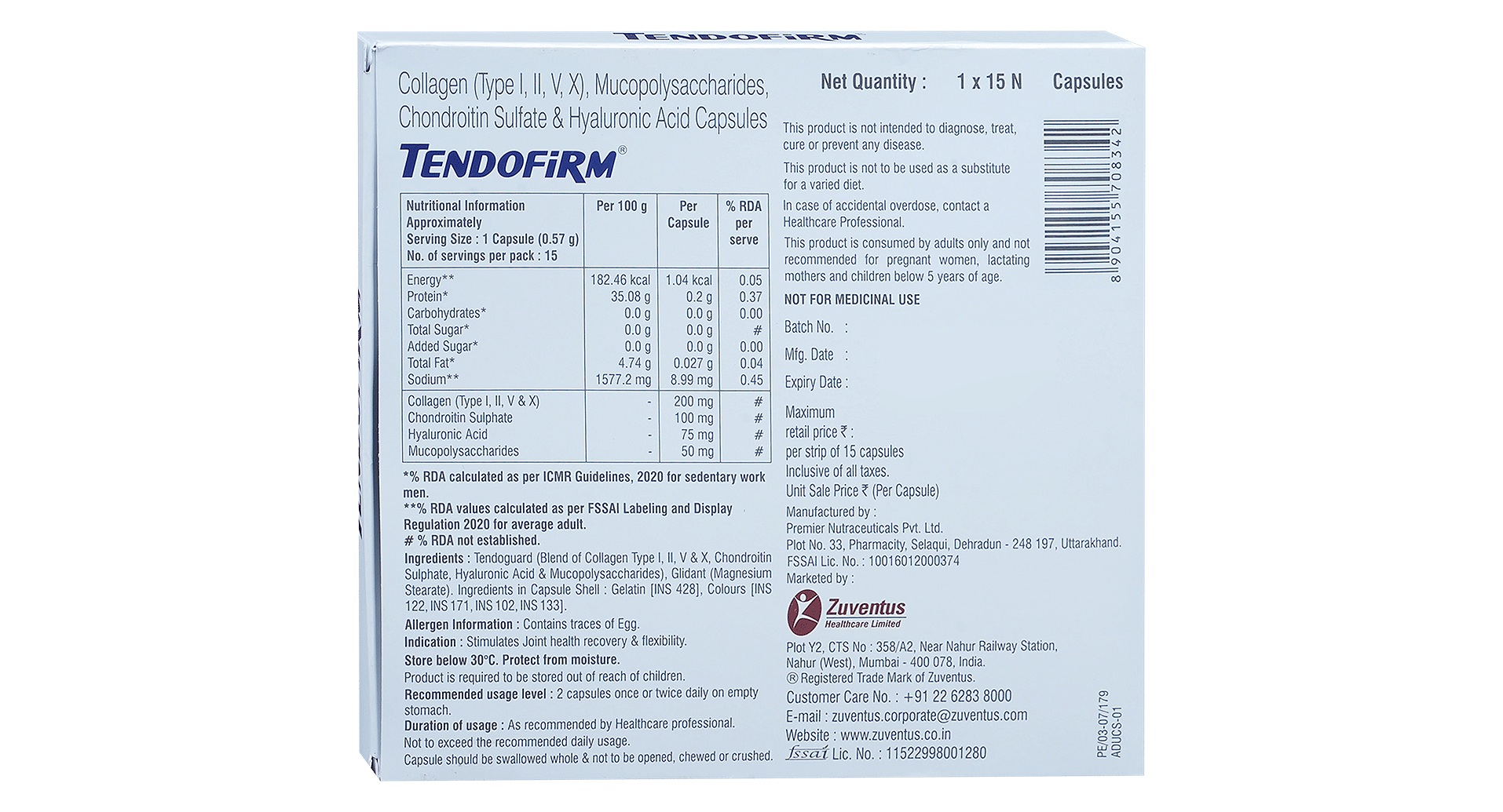 Tendofirm Capsule