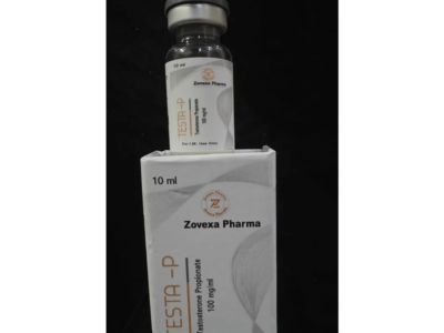 Testa P 100mg testosterone propionate vial on carton