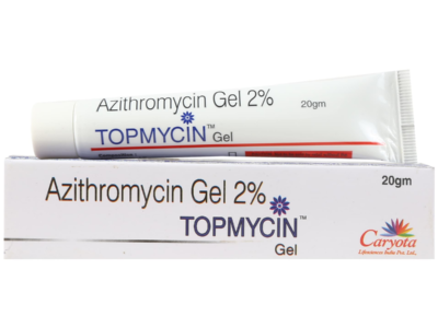 Topmycin Gel pack front view