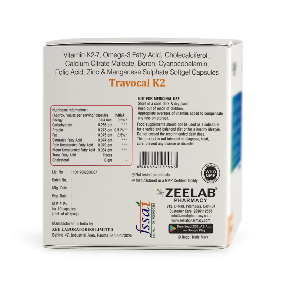 Travocal K2 Softgel Capsule