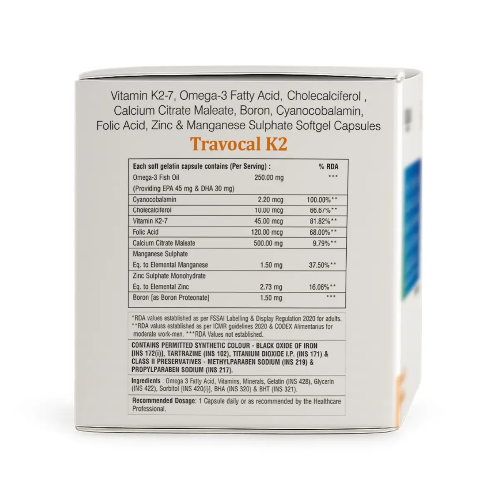 Travocal K2 Softgel Capsule