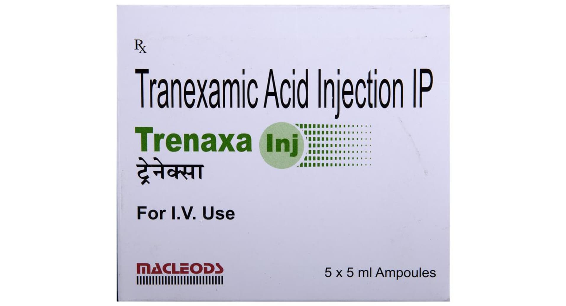 Trenaxa 500mg Injection