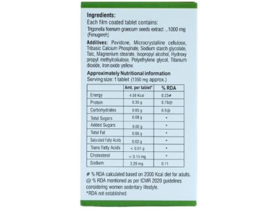 Trigotab Fenugreek Tablet