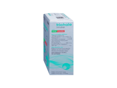 Triohale Inhaler pack side view