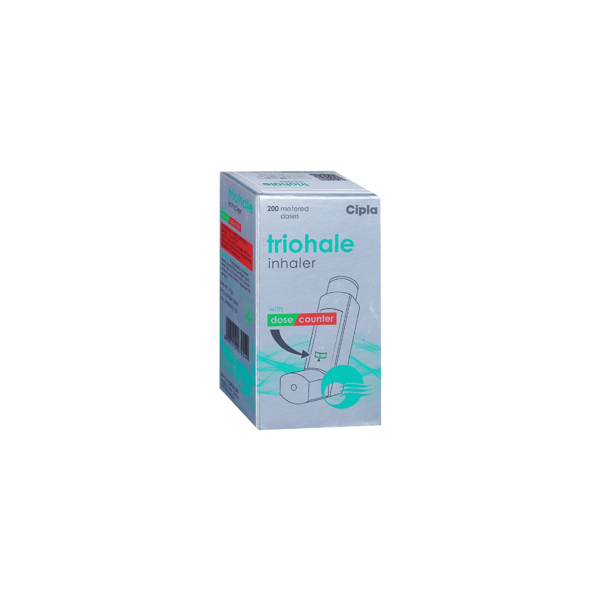 Triohale Inhaler strip blister view