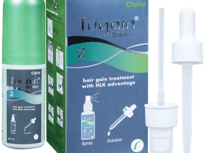 Tugain 2% Solution pack front view