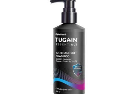 Tugain Essentials Anti Dandruff Shampoo 200ml pack front view