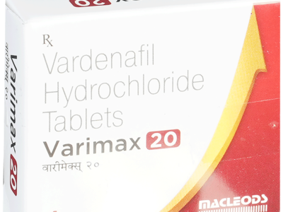 Varimax 20mg Tablet pack front