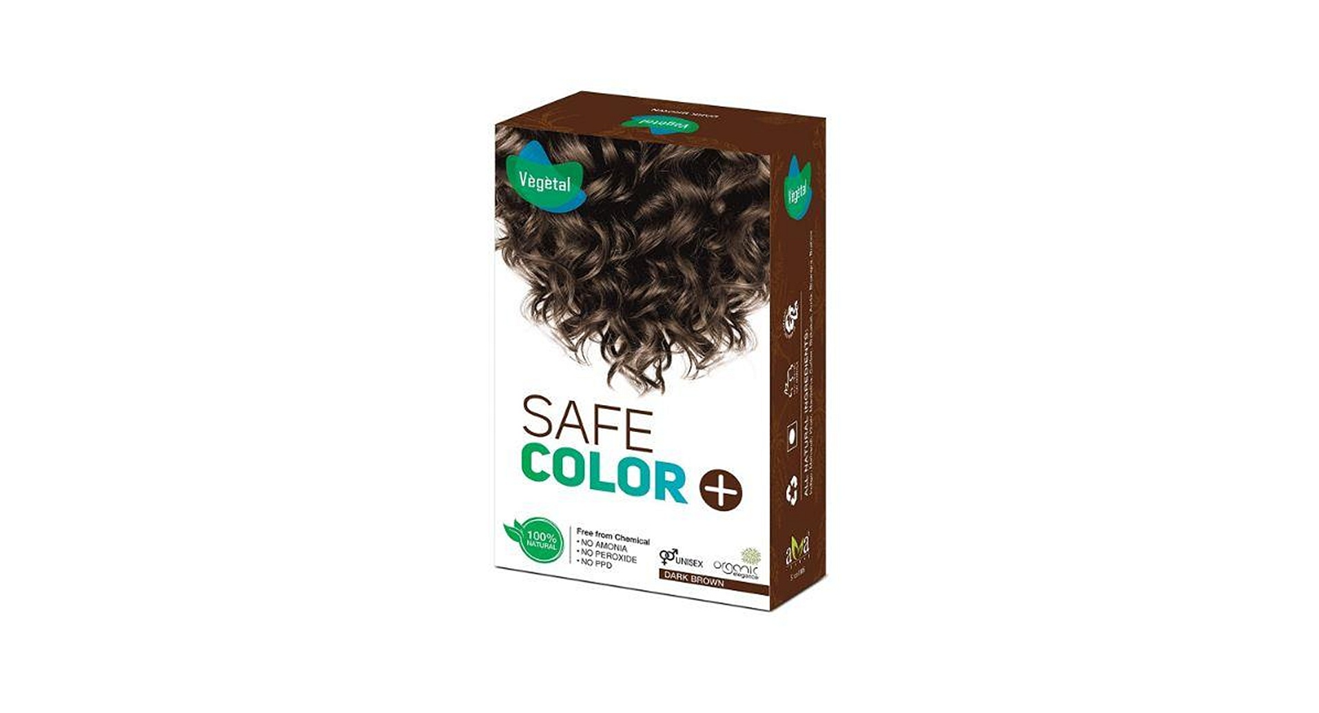 Vegetal Safe Color Hair Color Dark Brown