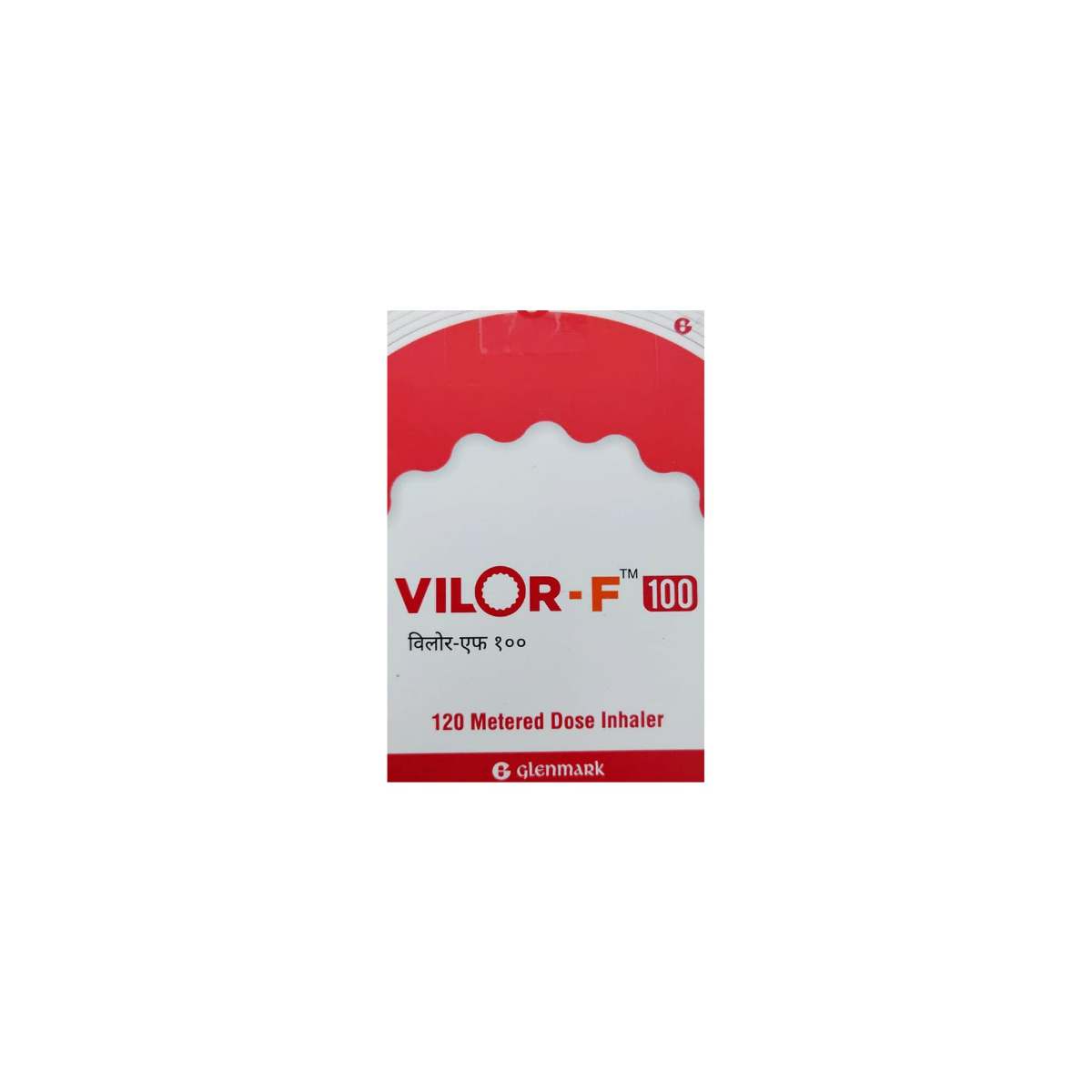 Vilor-F 100 Inhaler pack side view