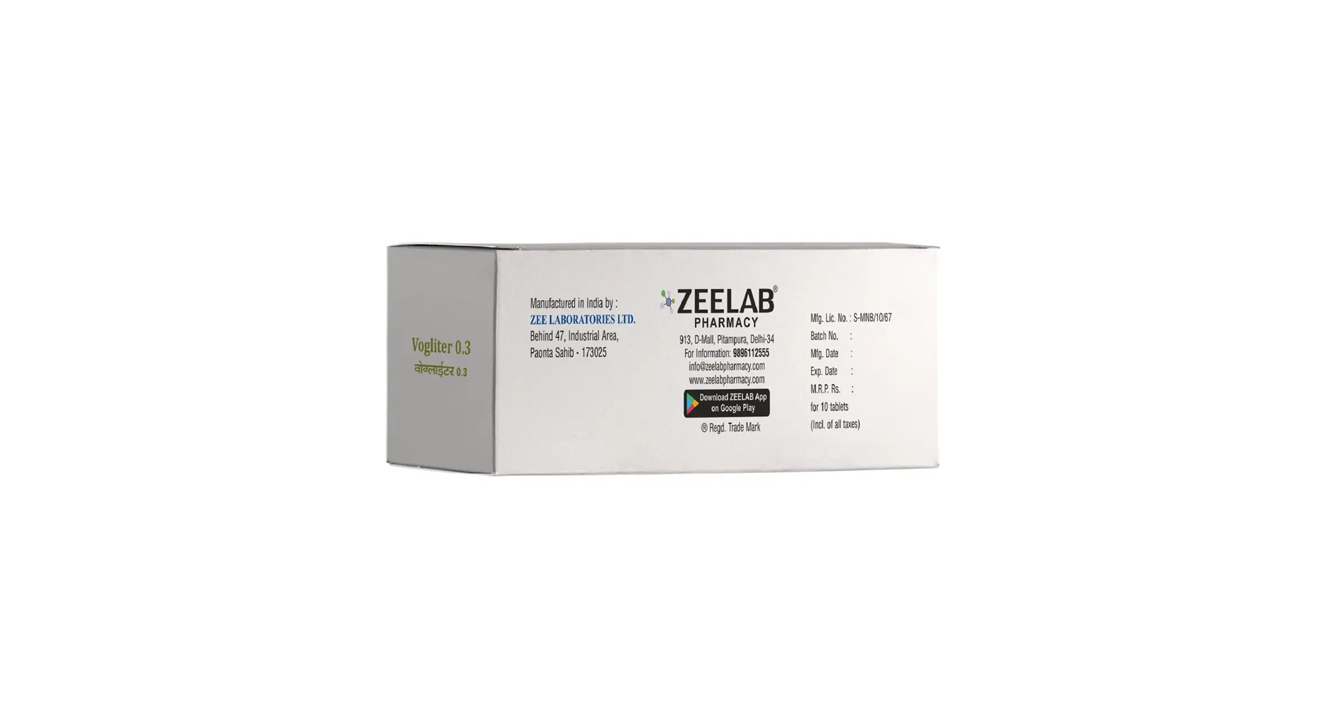 Vogliter 0.3mg Tablet