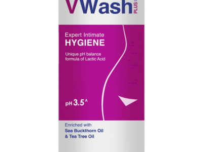 VWash Plus Expert Intimate Hygiene Wash pack side view