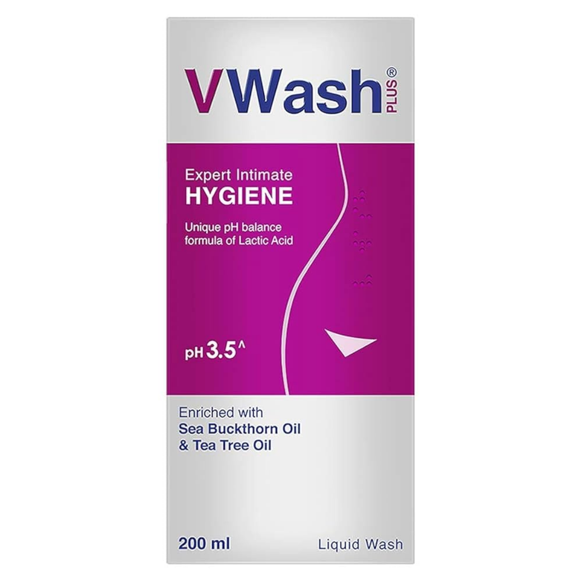 VWash Plus Expert Intimate Hygiene Wash strip blister view
