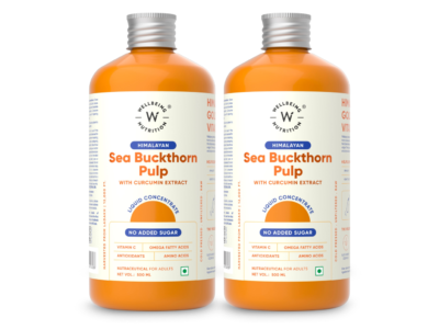 Wellbeing Nutrition Himalayan Sea Buckthorn Juice with Curcumin