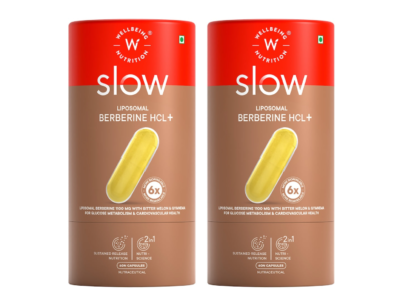 Wellbeing Nutrition Slow Liposomal Berberine HCL+ 1100mg Capsule