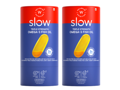 Wellbeing Nutrition Slow Triple Strength Omega-3 Fish Oil 1500mg Capsule