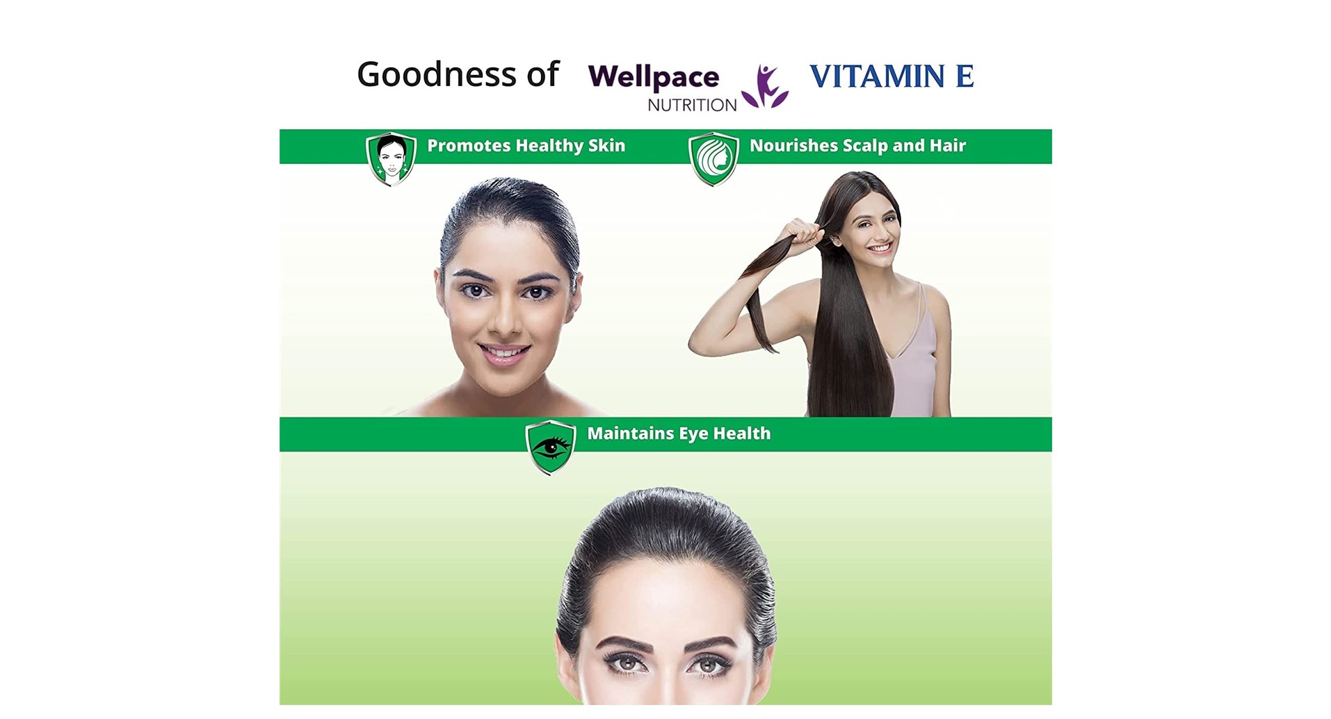 WellPace Elevate Vitamin E Capsules for Face and Hair