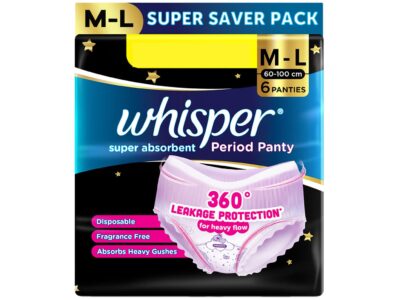 Whisper Super Absorbent Period Panty