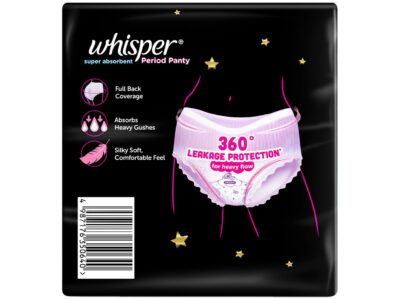 Whisper Super Absorbent Period Panty