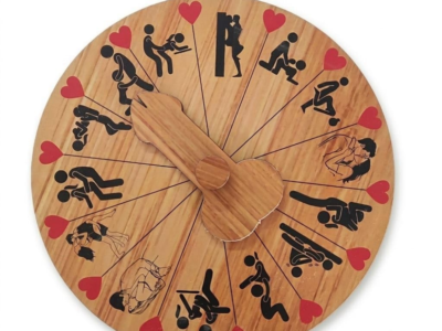 Wooden Spinner Wheel Game for Couples