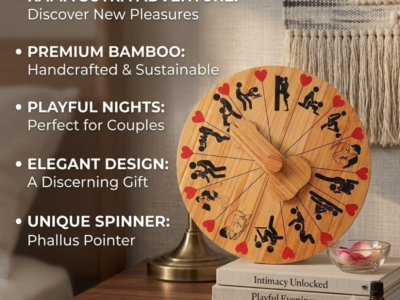Wooden Spinner Wheel Game for Couples