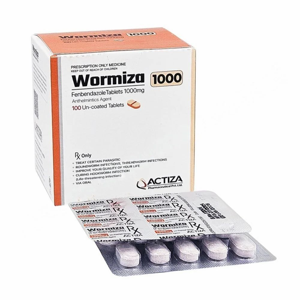Wormiza 1000mg Fenbendazole Tablet