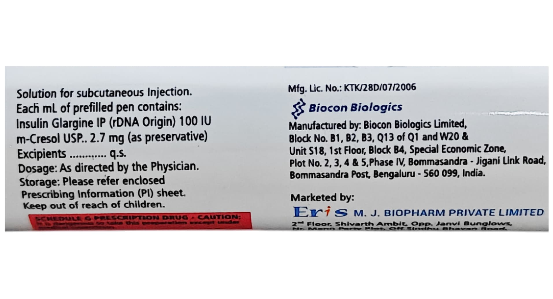 Xglar One 100IU Prefilled Syringe