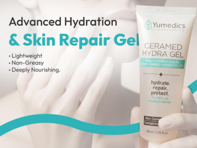 Yumedics Ceramed Hydra Gel pack side view