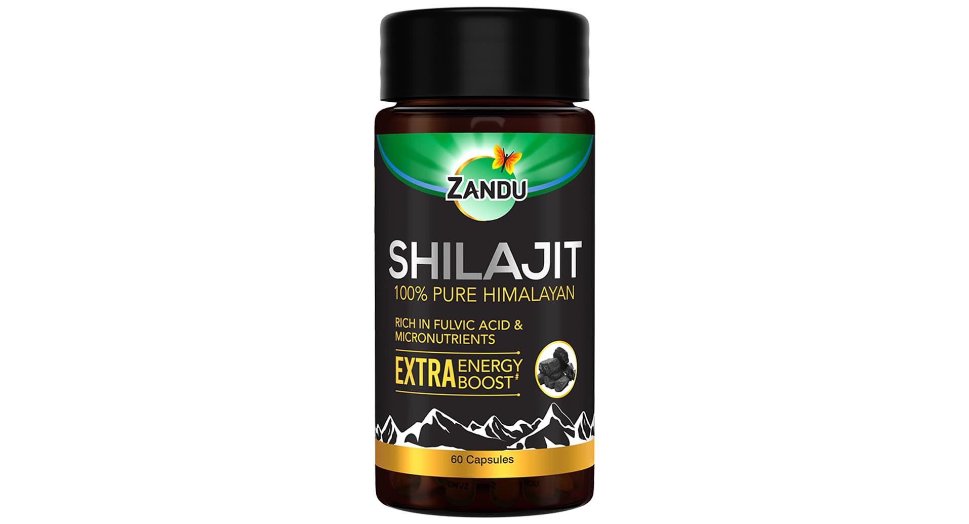 Zandu 100% Pure Himalayan Shilajit Caps