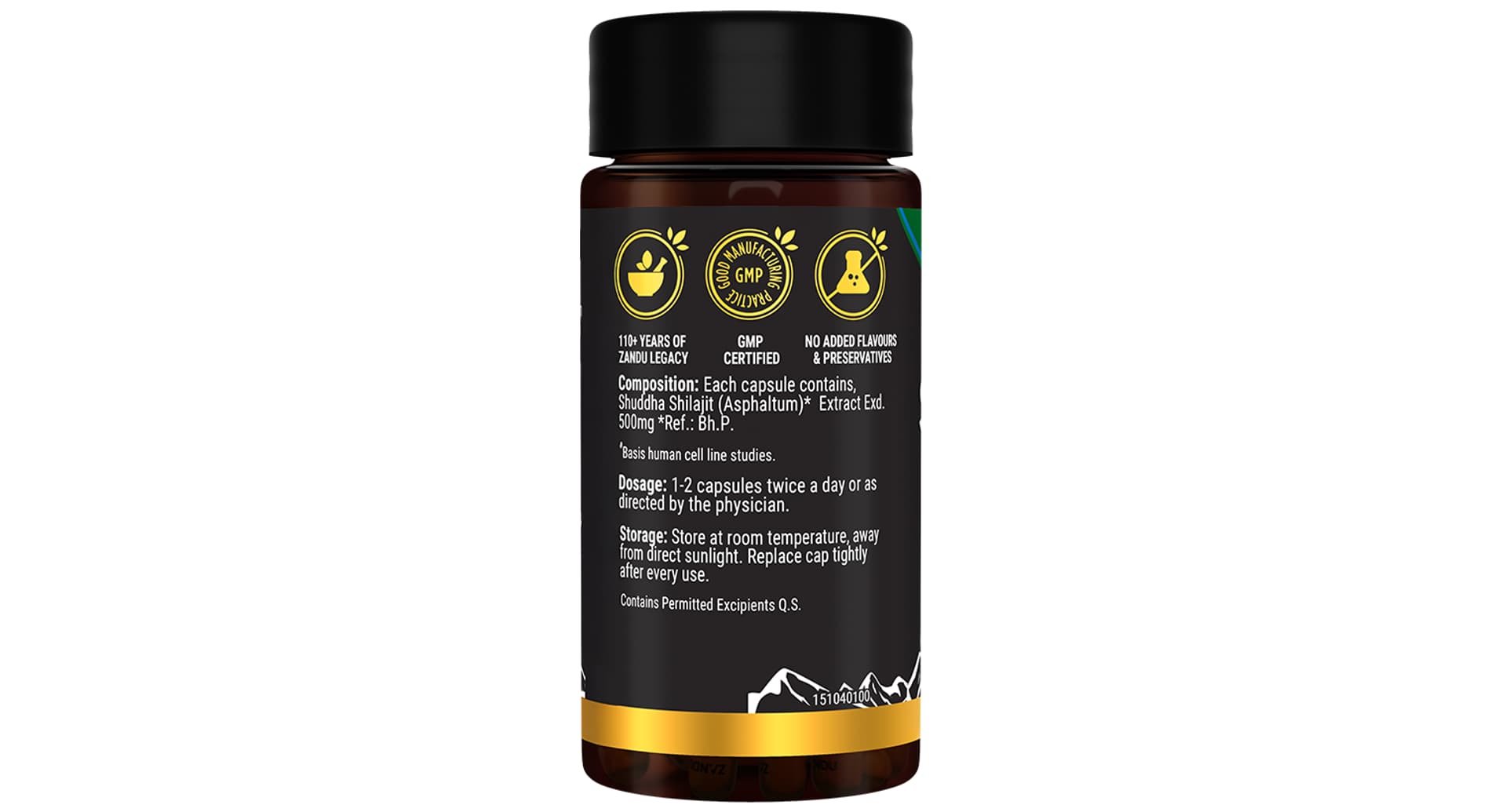Zandu 100% Pure Himalayan Shilajit Caps