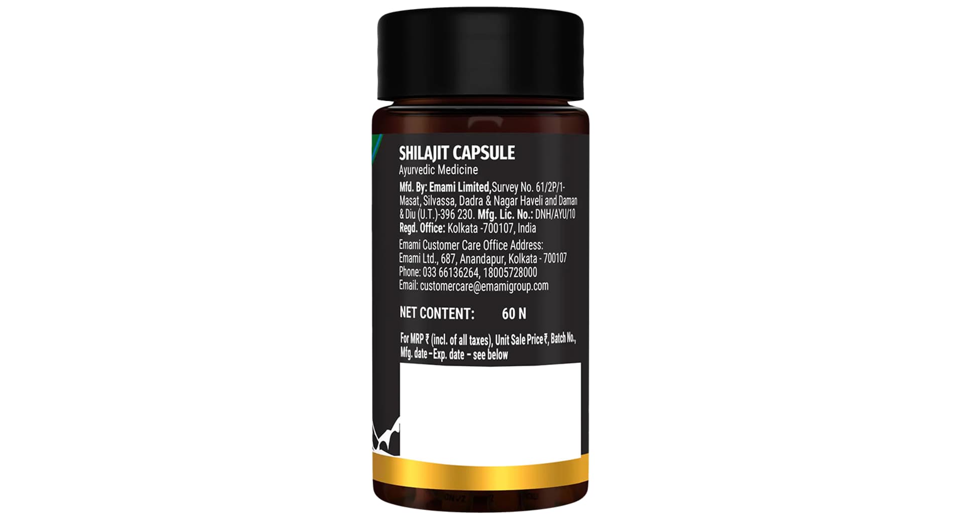 Zandu 100% Pure Himalayan Shilajit Caps