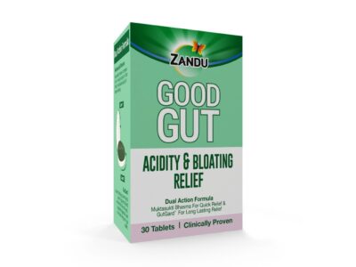 Zandu Good Gut Acidity and Bloating Relief Tablets