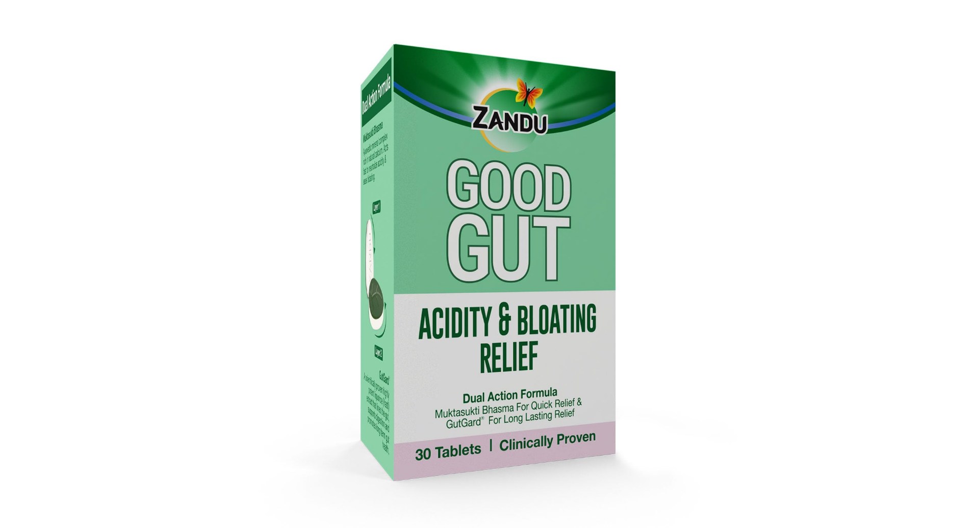 Zandu Good Gut Acidity and Bloating Relief Tablets