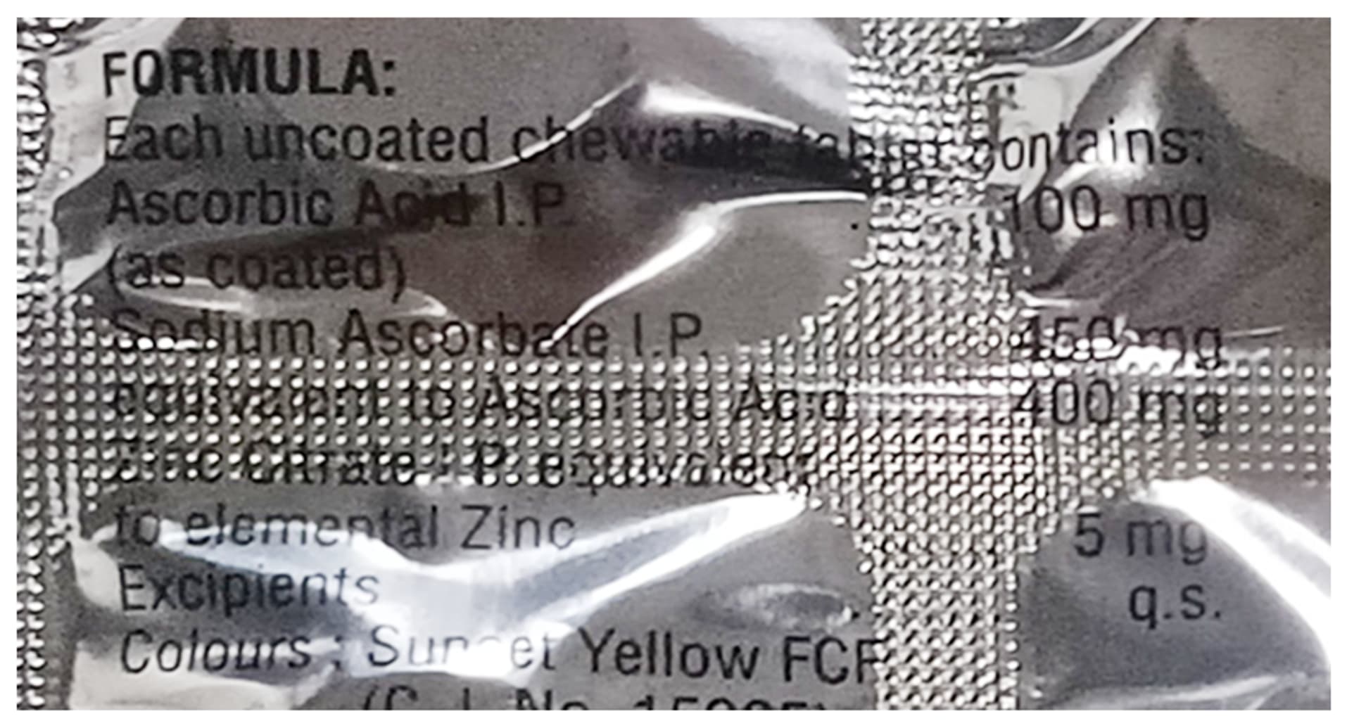 Zascor Chewable Tablet