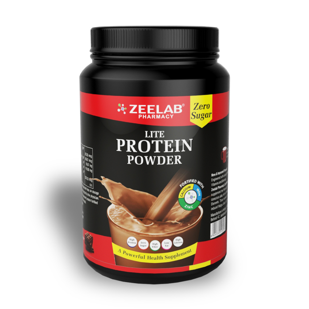 Zeelab Lite Protein Powder with Zero Sugar 500gm
