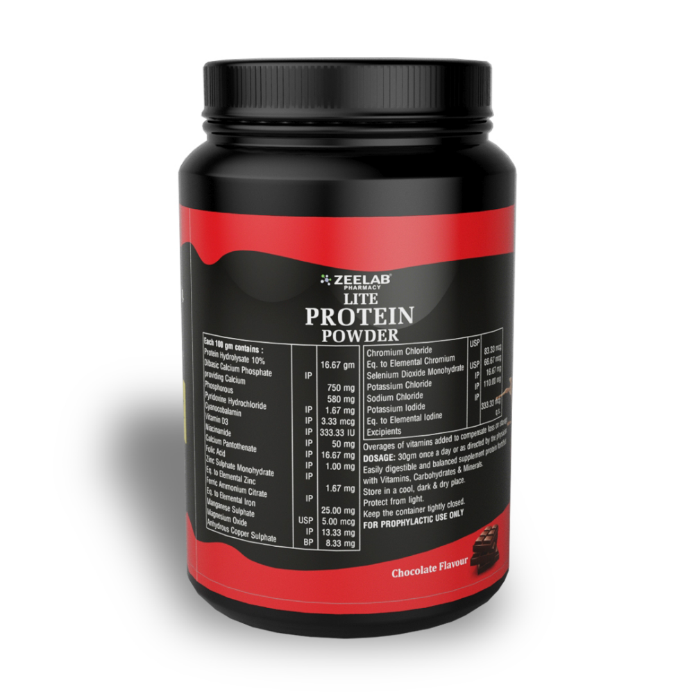 Zeelab Lite Protein Powder with Zero Sugar 500gm