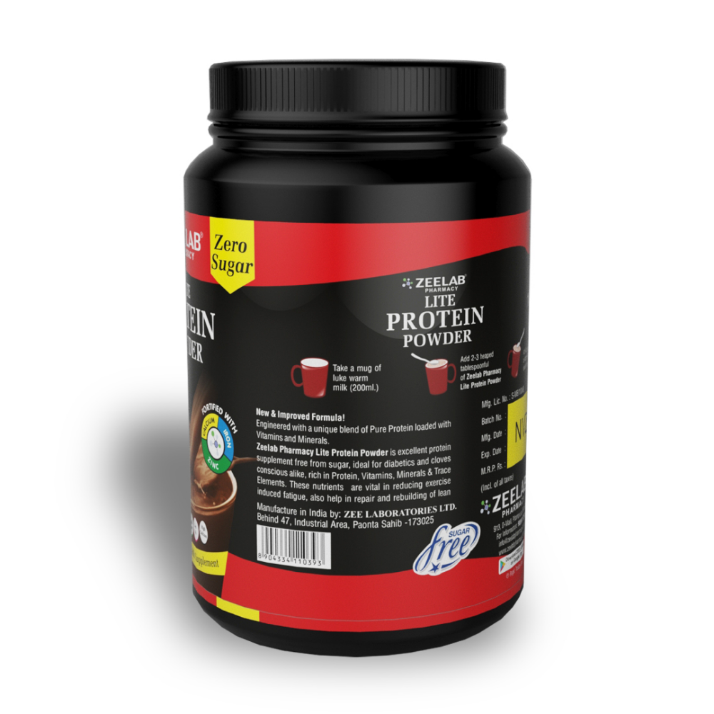 Zeelab Lite Protein Powder with Zero Sugar 500gm