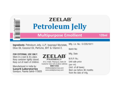 Zeelab Petroleum Jelly 120ml