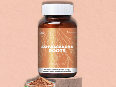 Zeroharm Ashwagandha Roots Capsules pack front view